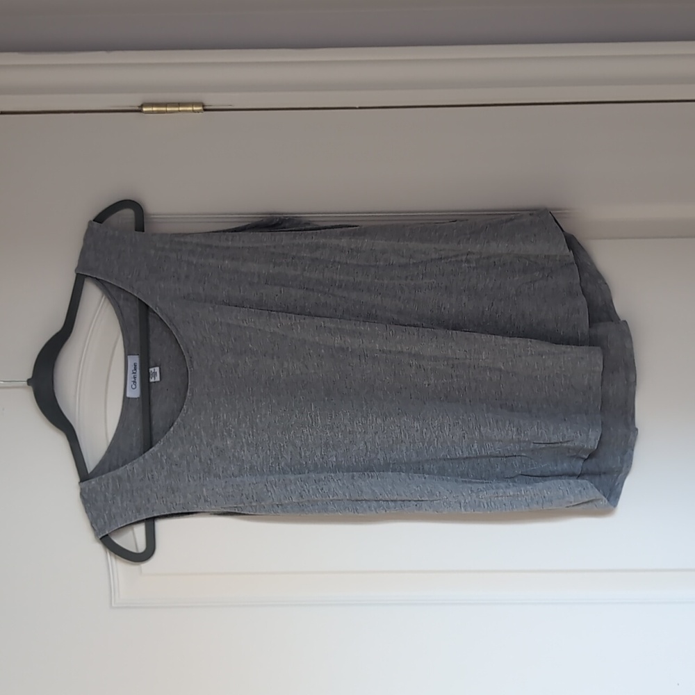 Calving Klein gray tank top